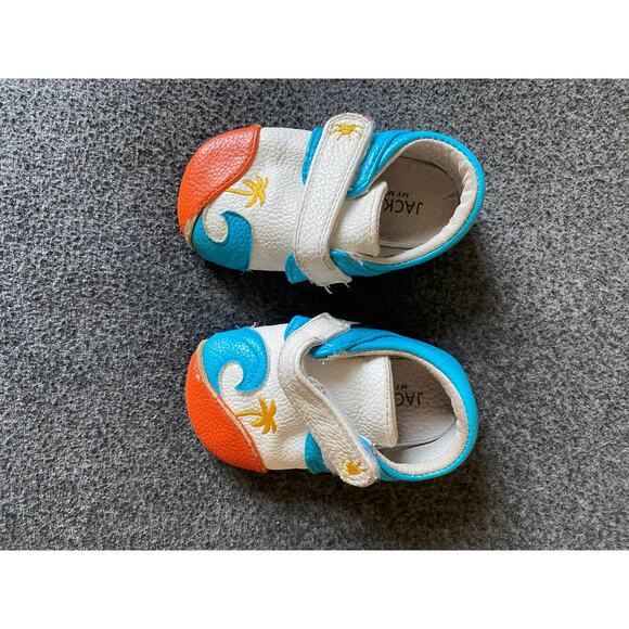 Jack and Lily My Mocs Palm Trees Waves Shoes - Picture 2 of 7